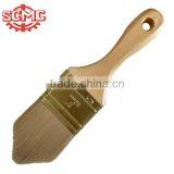 Hot Northern Europe Wooden Handle Golden Plated Bristle and Filament Mixed Paint Brush