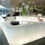 Rechargeable Plastic LED Luminated Night Club Furniture Interactive Counter