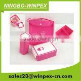 Multifunctional Conveinent Water Bottle & Lunch Box Pink Color Set With Mobile Phone Holder Camping Plastic Container Set