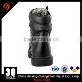 Genuine Leather Army Boots Winter Safety Boots, Fleece Lining Military Boots thumbnail-3