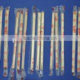 High-quality Disposable Plastic Wrapped Bamboo Chopsticks thumbnail-1