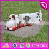 2015 High Quality Creative Dragging Dog Wooden Toys,Cheap Kids Toys Pull Line Toy,Lovely Dog Design Pull and Push Toy W05B090 thumbnail-1