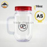 Eco-Friendly Feature 14OZ Mason Jar With Handles thumbnail-3