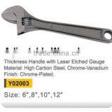 Y02003 Heavy Duty Europe Type Adjustable Wrench thumbnail-1