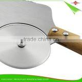 ZY-F1127A 2in1 Pizza Cutter and Pizza Wheel With Beech Wood Handle Multi Functional Pizza Server thumbnail-6