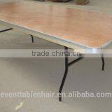 Used Plywood Banquet Rect Custom-made Trestle Folding Table thumbnail-3