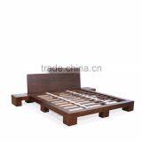Low Bed Teak Wood King Size thumbnail-2