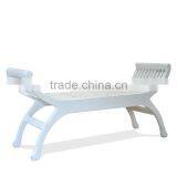 Wood Bench Mumbai With White Painted Colour thumbnail-2