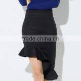 Backing Knitting Fishtail Skirt Occupation Dress Fashion Lady Bag Hip Skirt no Asymmetry thumbnail-1