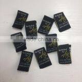 2017 High Quality Gold Metal Thread Silver Metal Thread Garmnets Woven Labels thumbnail-3