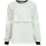 Hottest Designed High Quality Best Price Office Uniform Designs for Women Blouses thumbnail-2
