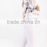 2015 Charming Summer Crew Neck Elbow-length Sleeve Floral Casual Women Dress thumbnail-6