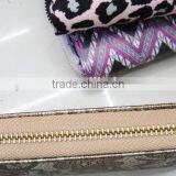 Fashion New Latest Cute Zipper Round pu Leather Lace Wallet for Woman thumbnail-4