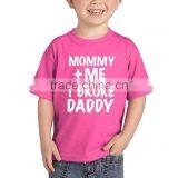 Mommy and me Kids t Shirts Custom 100% PreShrunk Cotton Blank Plain t Shirt Wholesale thumbnail-2