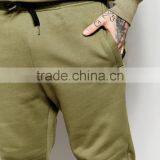 100 Percent Cotton Army Green Skinny Fitness Wholesale Jogger Pants thumbnail-3