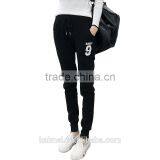 Inside Brush Fleece Wholesale Oversize Life Gym Good Quality Comfortable Sports Pants Women CVC(75/25) thumbnail-1