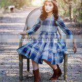 Simple Lovely 2017 Baby Girl Party Dress Children Frocks Designs Linen Dress Baby Girl Clothes thumbnail-5