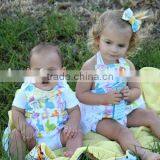 Easter Bunny Ruffle Romper Baby Girls Lace Boho Clothing Infant Toddlers Rabbit Romper thumbnail-3