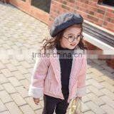 S16147A Girls Jackets and Coats Thick Warm Coat Long Sleeve Kids Jacket thumbnail-1