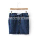 EY0611A 2015 New Fashion Women Restoring Ancient Ways of Tall Waist Jeans Skirt thumbnail-3