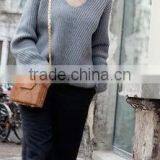 EY0869S 2016 New Arrival Deep V-Neck Knit Pullover Sweater thumbnail-1