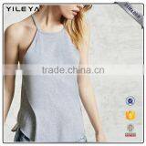 2017 High-neck Customizable Sleeveless Casual Tops thumbnail-1