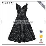 Factory Direct Offer Rockabilly Dress Polka Dots,polka Dot Dress,dot Printed Dresses thumbnail-2