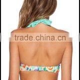 Fashion Sexy Bikini Swimsuit Female Waist Floral Bikini Explosion Models thumbnail-2