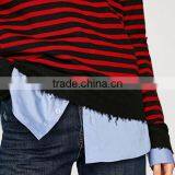 2017 Men Creative Youthful Pullover Stripe Woollen Sweaters for Custom Wholesale thumbnail-6