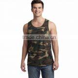 Customized Cotton Camouflage Men Tank Top thumbnail-1