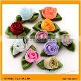 Hot Sale Beautiful Fashion Colorful 3.4*1.7cm Mini Pre-made Stain Ribbon Bows thumbnail-1