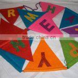 Christmas Felt Happy New Year Glitter Garland Bunting thumbnail-1