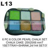 L13 6 PC 6 COLOR CHALK SET thumbnail-1