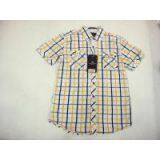 New Fashion Check Pattern New Design Short Sleeve Mens Casual Plaid Shirt thumbnail-1