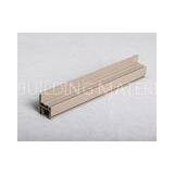 Beige Sliding UPVC Window Profiles Glossy Surface , US Style thumbnail-1