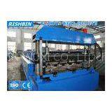 76 mm Axis Diameter IBR Roof Panel Roll Forming Machine With PLC Controller