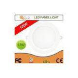 13W 650LM 3000k ,Slim White Led Round Panel Light With CE ROHS And BV Certified From China