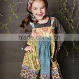 Good Quality Polka Dot Ruffle Fall Gril Boutique Dress thumbnail-5