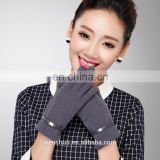 2015 Fashion Style Plain Color Touch Screen Women Gloves Wholesale