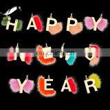 Popular and Fashion Winter Metal Letter Necklace Keychain/Mink Fur Accessory thumbnail-1