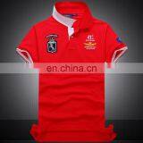 2016 Apparel Sale Quality Custom Design Wholesale Short Sleeve Applique Embroidery Jacquard Rib Polo Shirt thumbnail-2