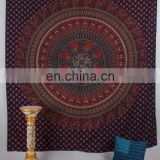 Indian Ethnic Paisley Mandala Queen Size Hippie Wall Hanging Bohemian Tapestry Bedspread Throw Decor Dorm Wall Tapestry