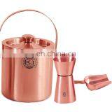 Stainless Steel Shaker Set With Gold Copper Plated.Boston Shaker thumbnail-5