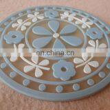 Non-slip Coaster Pvc Tea Cup Mat With 2D Logo thumbnail-3