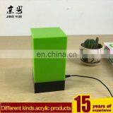 Factory Custom Pmma Plexiglass Led Box Cube Acrylic Led Table Lamp thumbnail-3