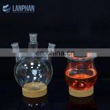 Borosilicate Glass Round Bottom 3 Necks Flask thumbnail-2