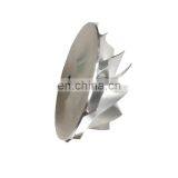 GT3037 452708-0001 11+0 лезвий Диаметр отверстия 57,04/76,13 мм: 6,00 мм Турбина, обработанная фрезерованием/Алюминий 2618/Блок компрессорного колеса thumbnail-4