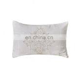 Wholesale European Size Cotton Gauze Custom Embroidered White Duvet Cover Set thumbnail-5