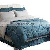 China Luxury Machine Washable Microfiber Solid Color King Bed Comforter Set thumbnail-6