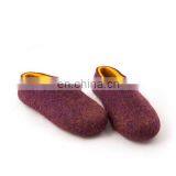 Wholesale 100 % Polyester Nonwoven Felt Natural Warm Handmade Wool Felt Shoes thumbnail-5